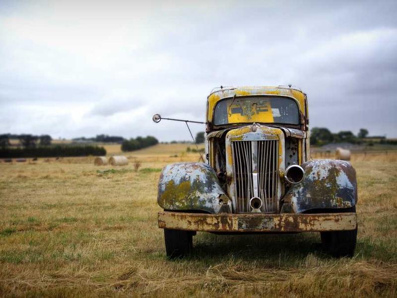 Luxury car being detailed